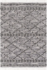 Warrandyte 5x7 Black&White High-Low Rug - Clearance - Ornate Home