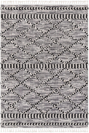Warrandyte 5x7 Black&White High-Low Rug - Clearance - Ornate Home