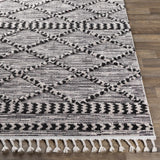 Warrandyte 5x7 Black&White High-Low Rug - Clearance - Ornate Home