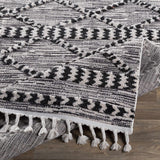 Warrandyte 5x7 Black&White High-Low Rug - Clearance - Ornate Home