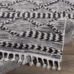 Warrandyte 5x7 Black&White High-Low Rug - Clearance - Ornate Home