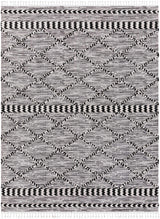 Warrandyte 5x7 Black&White High-Low Rug - Clearance - Ornate Home
