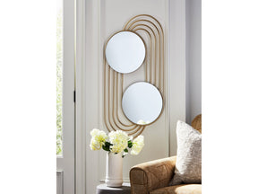 Warrenley Gold Finish Accent Mirror (Online Special Price) - Ornate Home