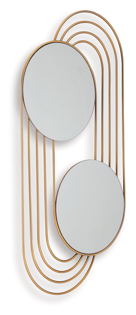 Warrenley Gold Finish Accent Mirror (Online Special Price) - Ornate Home
