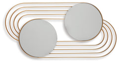 Warrenley Gold Finish Accent Mirror - Ornate Home