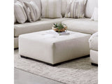 Warrenton Ivory Ottoman - Ornate Home