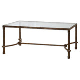 Warring Bronze Iron Coffee Table - Ornate Home