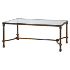 Warring Bronze Iron Coffee Table - Ornate Home