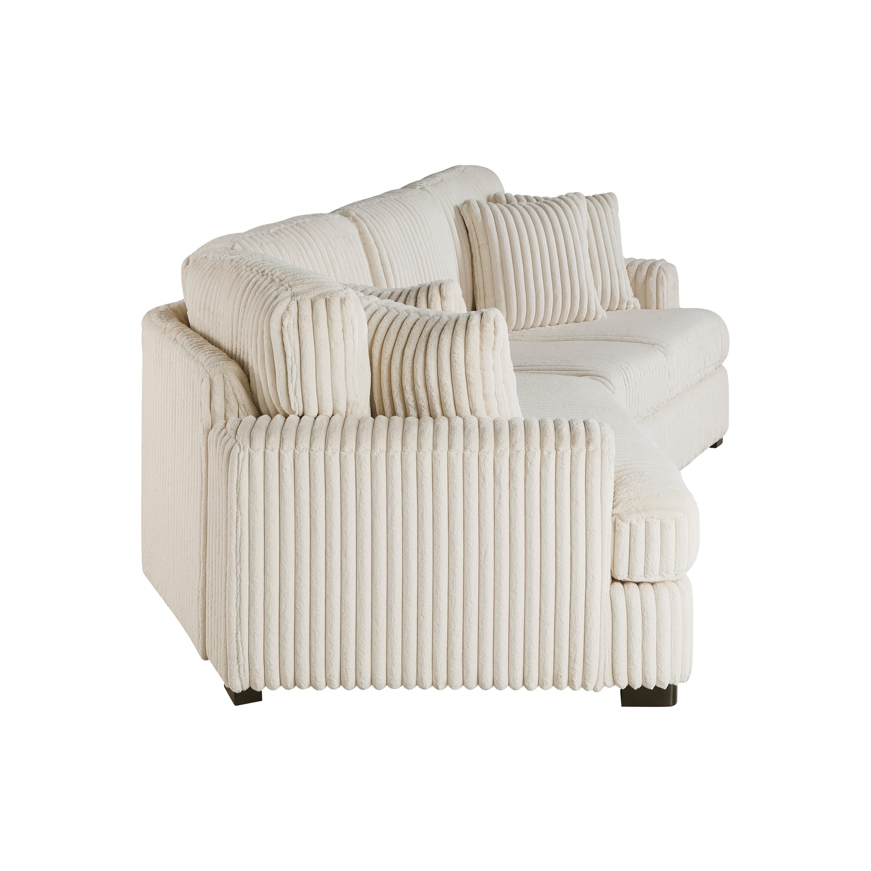 Warwick Beige 2-Piece Sectional with Left Cuddler - Ornate Home