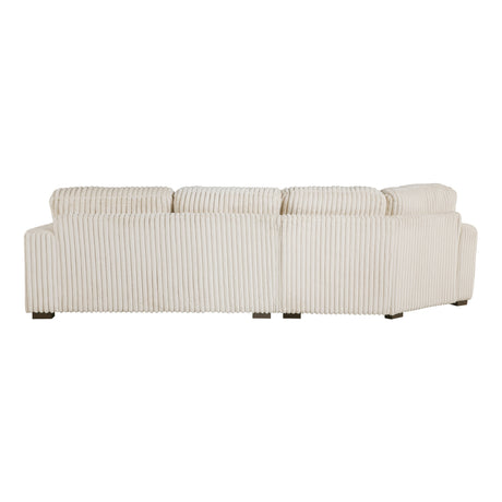 Warwick Beige 2-Piece Sectional with Left Cuddler - Ornate Home