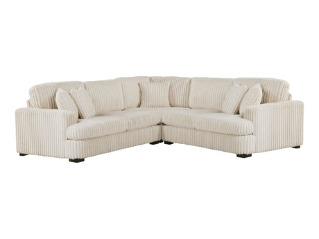 Warwick Beige 3-Piece Sectional - Ornate Home