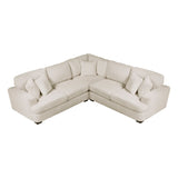 Warwick Beige 3-Piece Sectional - Ornate Home