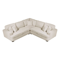 Warwick Beige 3-Piece Sectional - Ornate Home