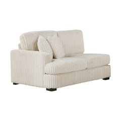 Warwick Beige 3-Piece Sectional - Ornate Home