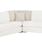 Warwick Beige 3-Piece Sectional - Ornate Home