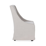 Warwick Beige Dining Chair with Casters - Ornate Home