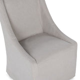 Warwick Beige Dining Chair with Casters - Ornate Home