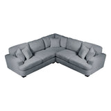 Warwick Gray 3-Piece Sectional - Ornate Home