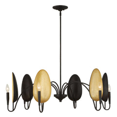 Warwick Matte Black 6 Light Chandelier - Ornate Home