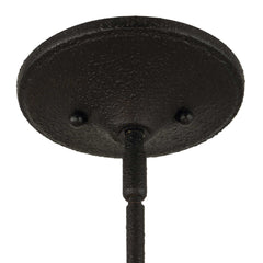 Warwick Matte Black 6 Light Chandelier - Ornate Home