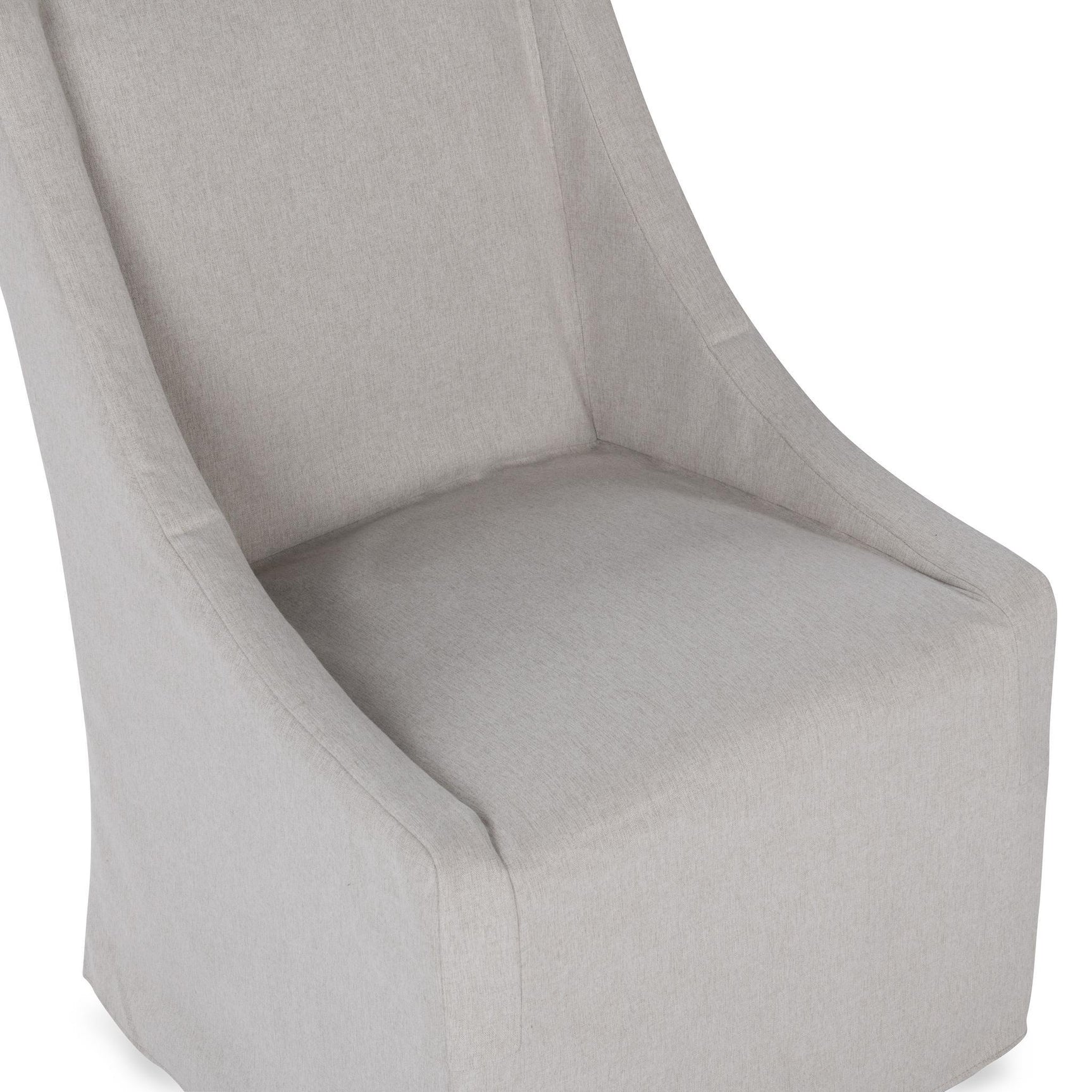 Warwick Sandy Tan Dining Chair with Casters - Ornate Home