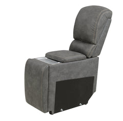 Wasatch Iron Fabric 6-Pc Power Reclining Sectional with 2 Power Recliners - Ornate Home