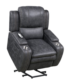 Wasatch Iron Fabric Power Lift Recliner - Ornate Home