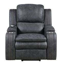 Wasatch Iron Fabric Power Lift Recliner - Ornate Home