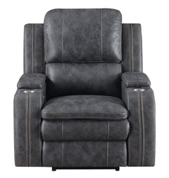 Wasatch Iron Fabric Power Reclining Chair - Ornate Home
