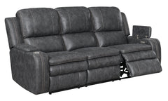 Wasatch Iron Fabric Power Reclining Sofa - Ornate Home