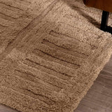 Washable Handmade Wool Rug - Brown - Clearance - Ornate Home