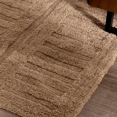 Washable Handmade Wool Rug - Brown - Clearance - Ornate Home