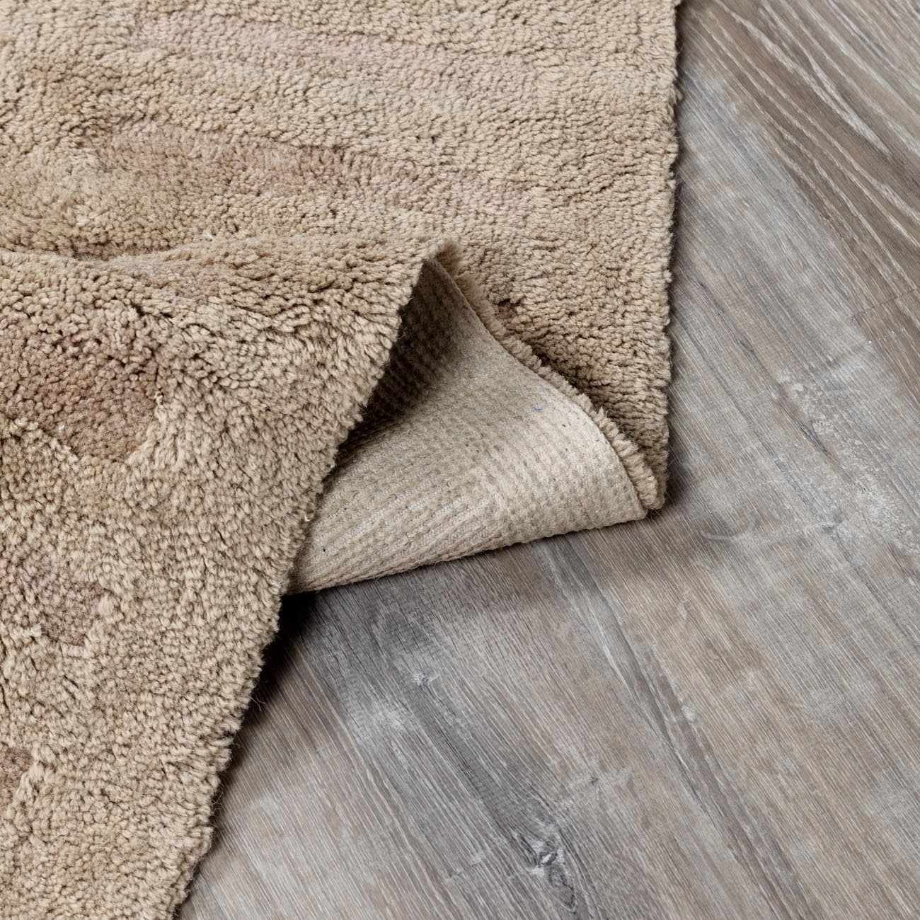 Washable Handmade Wool Rug - Brown - Clearance - Ornate Home