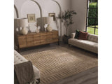 Washable Handmade Wool Rug - Brown - Ornate Home