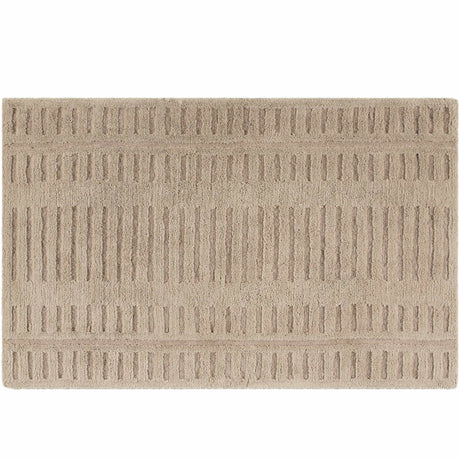 Washable Handmade Wool Rug - Brown - Ornate Home