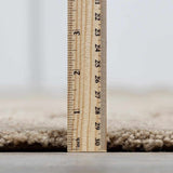 Washable Handmade Wool Rug - Brown - Ornate Home