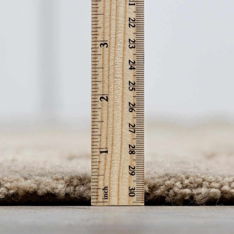 Washable Handmade Wool Rug - Brown - Ornate Home