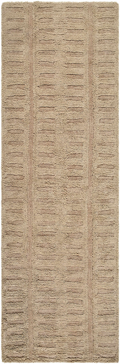 Washable Handmade Wool Rug - Brown - Ornate Home