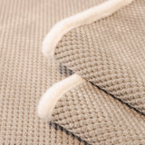 Washable Sofa Throw Pad, Non-Slip Sofa Mat Cozy Couch Slipcover with Soft Furry Trim - Ornate Home