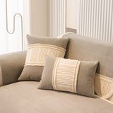 Washable Sofa Throw Pad, Non-Slip Sofa Mat Cozy Couch Slipcover with Soft Furry Trim - Ornate Home