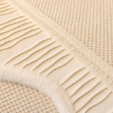 Washable Sofa Throw Pad, Non-Slip Sofa Mat Cozy Couch Slipcover with Soft Furry Trim - Ornate Home