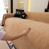 Washable Textured Sofa Cover Throw for Pets, Dogs Furniture Protector with Tassels - Ornate Home