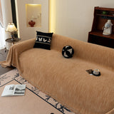 Washable Textured Sofa Cover Throw for Pets, Dogs Furniture Protector with Tassels - Ornate Home
