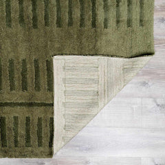 Washable Wool Rug - Green - Clearance - Ornate Home