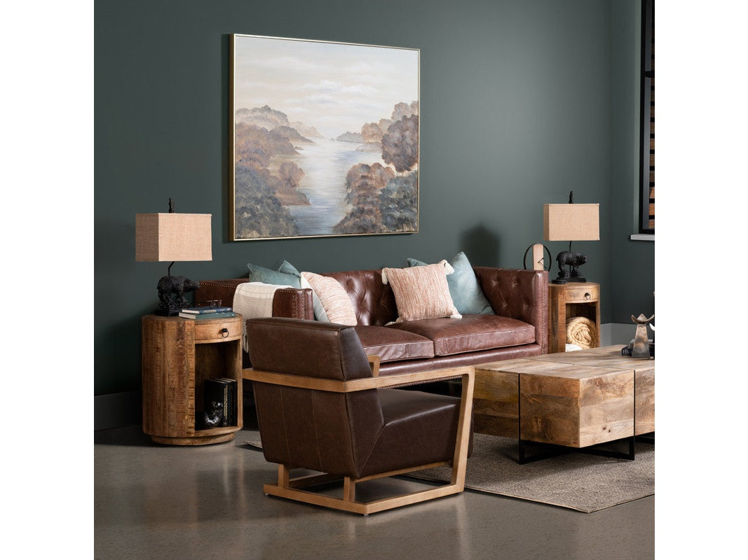 Washburne Brown Side Table - Ornate Home