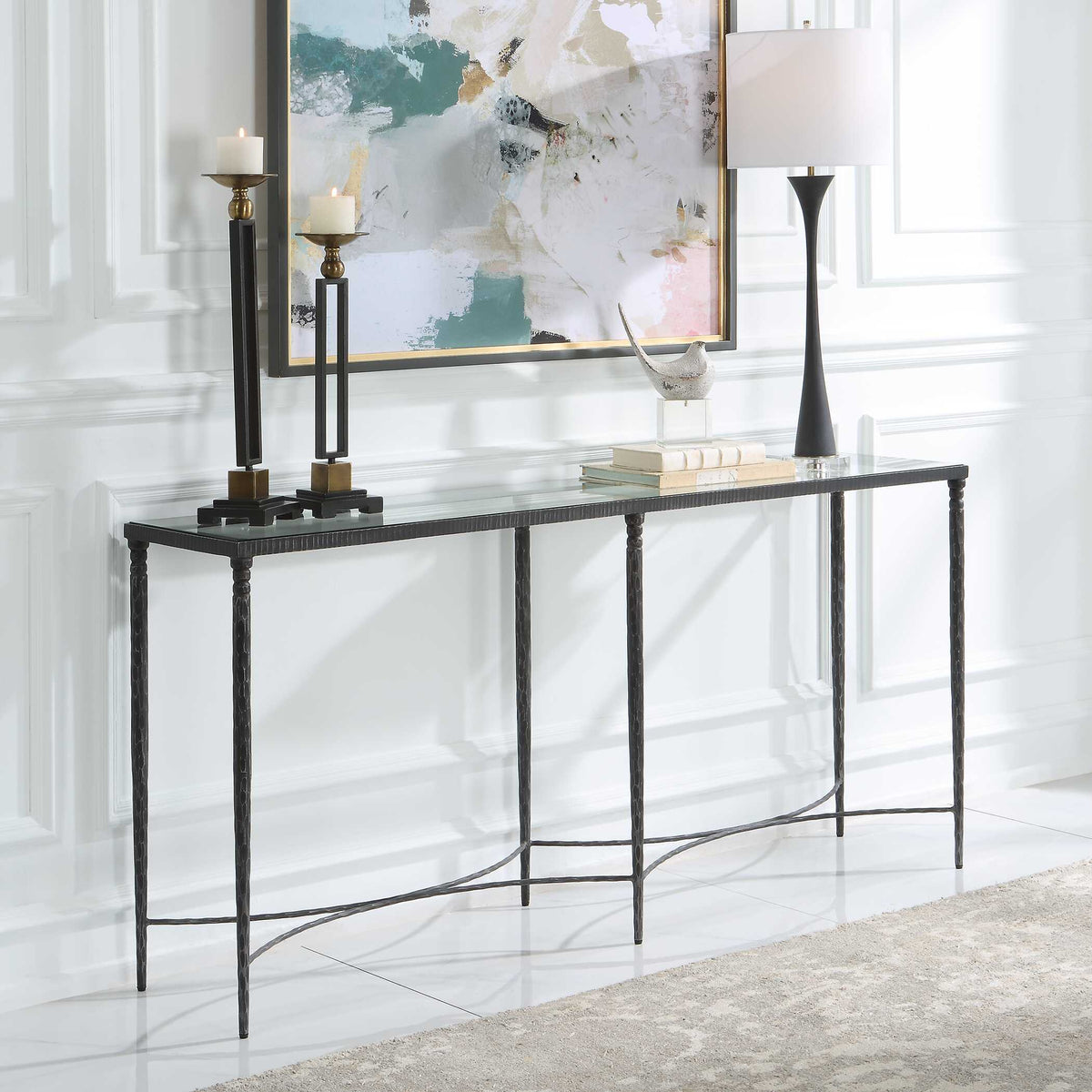 Washington Black Console Table - Ornate Home