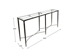 Washington Black Console Table - Ornate Home