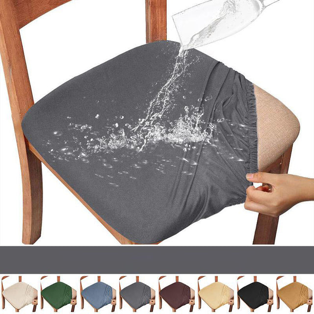 Water-Repellent Dining Room Chair Cover Spandex Elastic Removable Seat Covers - Ornate Home