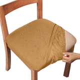 Water-Repellent Dining Room Chair Cover Spandex Elastic Removable Seat Covers - Ornate Home