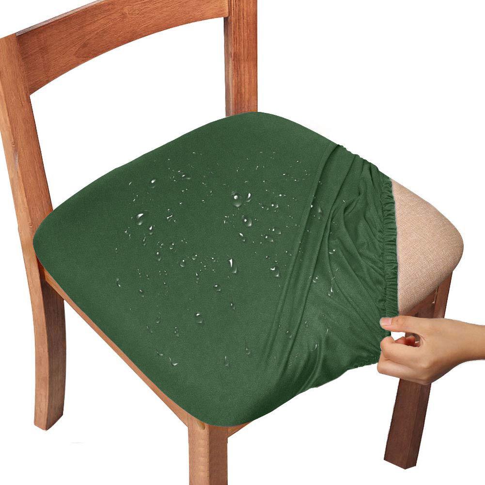 Water-Repellent Dining Room Chair Cover Spandex Elastic Removable Seat Covers - Ornate Home
